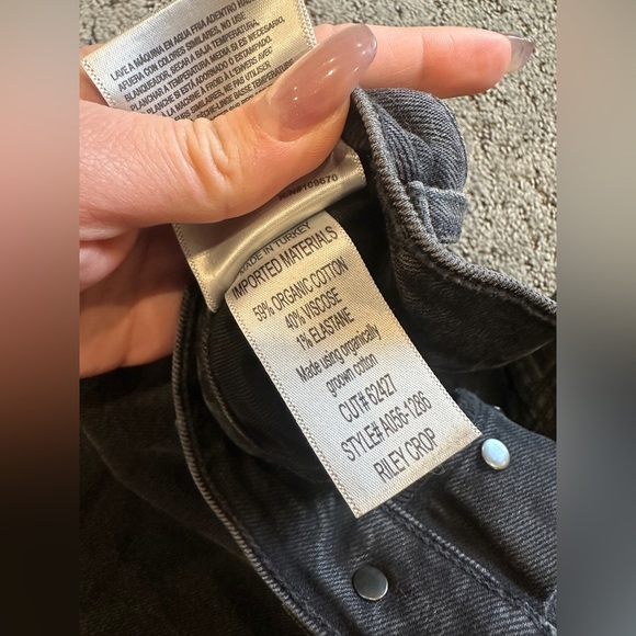 Agolde Riley crop Denim Jeans - Picture 4 of 5